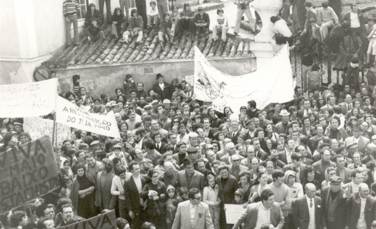 Na Marinha Grande, tal como na região, a revolução só saiu à rua no dia 26 de Abril