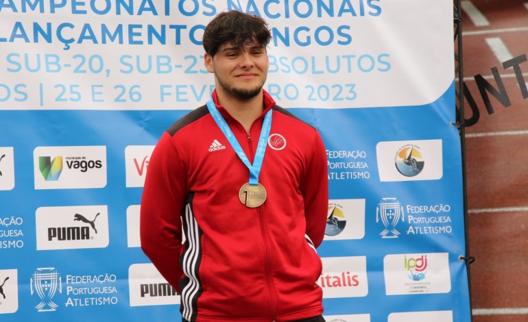 Francisco Calhau conquistou ouro no lançamento do martelo