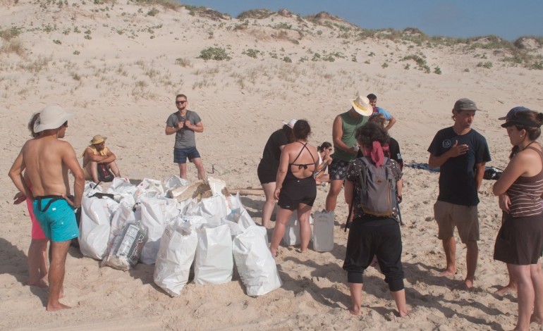 voluntarios-recolhem-quatro-toneladas-de-lixo-de-praias-e-pinhal