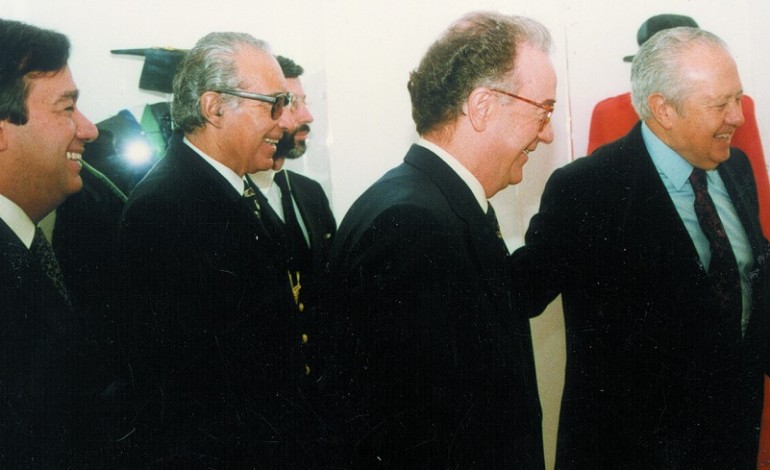 Na inauguração da Casa-Museu, em 1996