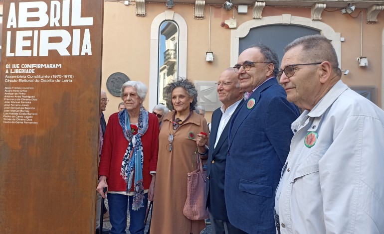 Helena Espada, Leonor Baridó, Alberto Costa, Joaquim Vieira e Jorge Prates, cinco dos presos políticos homenageados