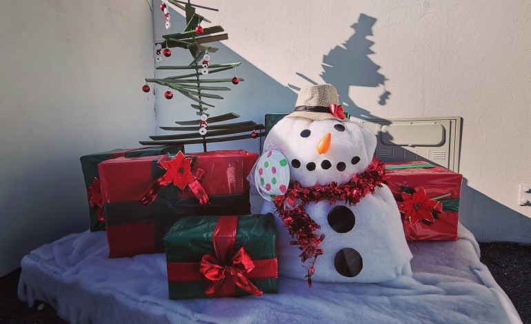 Aldeia de Natal foi à escola