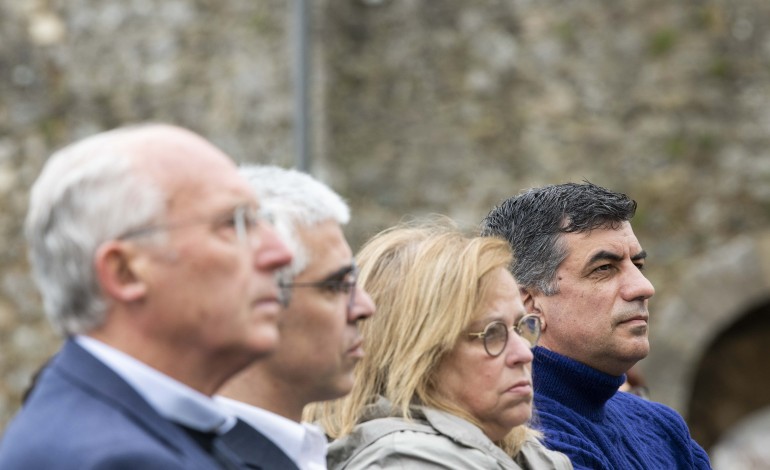 (Da dirtª para a esqª) Carlos Palheira, Anabela Graça e Ricardo Santos transitaram do último executivo para o actual