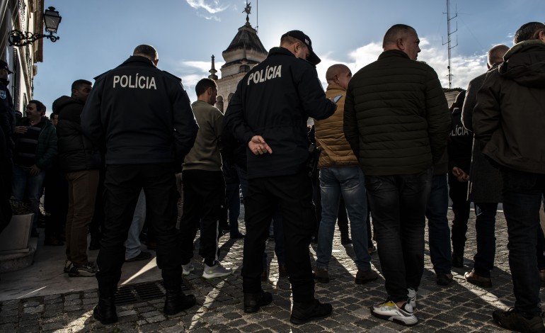 Agentes estiveram parados cerca de meia-hora em Leiria