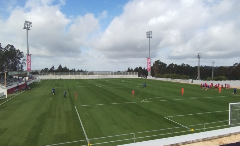 Campo de treinos no Complexo Desportivo da Bidoeira foi estreado pela equipa no final de Março deste ano