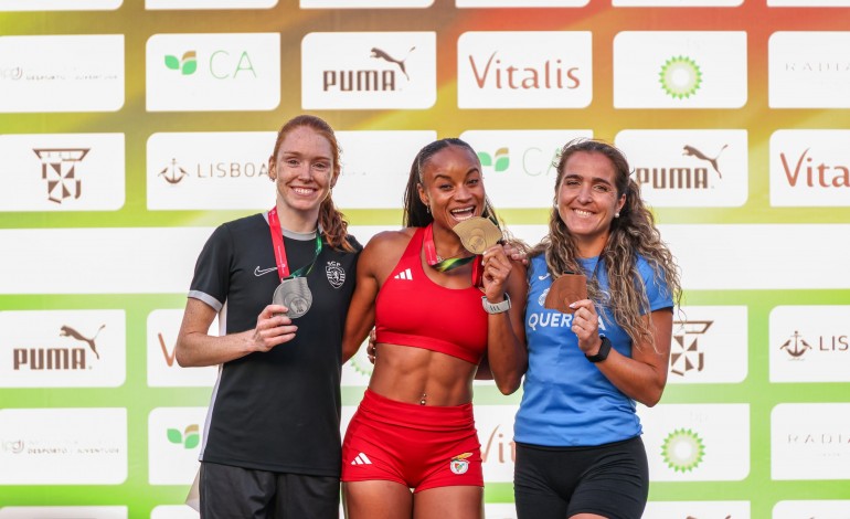 Pódios nos Campeonatos Nacionais de Atletismo