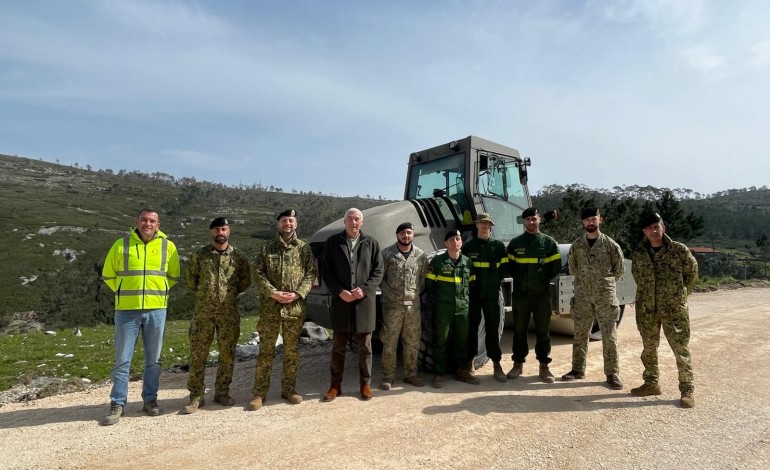 Militares terminaram a primeira fase da obra