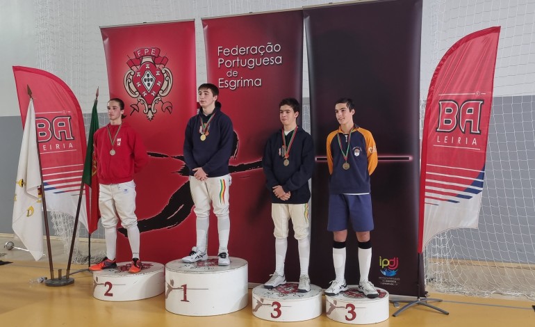 Pedro Coelho (à esq.) conquistou a medalha de prata