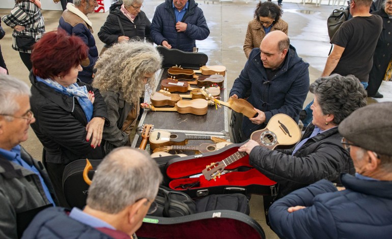 Momentos antes da subida ao palco nas Festas de São Sebastião