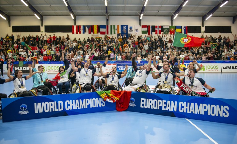 No andebol em cadeira de rodas Portugal é 'rei' da Europa e do Mundo. O  sonho, agora, são os Jogos Paralímpicos - Jogos Paralimpicos - SAPO Desporto