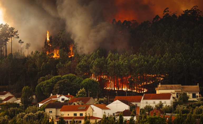 Chamas rondaram casas na Caranguejeira