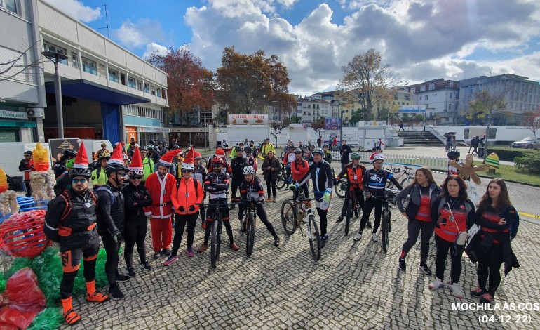 Ciclistas visitaram quatro instituições de Leiria