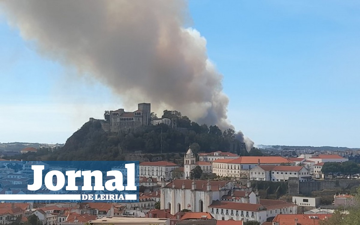 Jornal de Leiria - Incêndio aumenta de intensidade na zona de Barosa e Amor