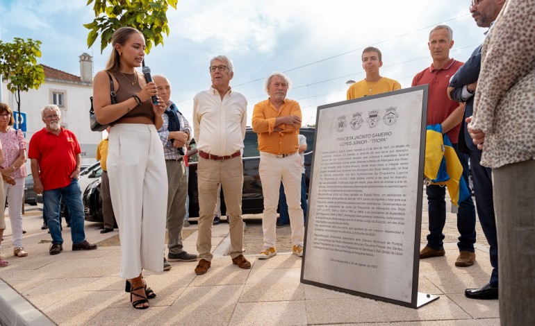 Largo foi rebaptizado Praceta Jacinto Gameiro Lopes Júnior “Tropa”