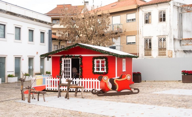 Oficina do Pai Natal, na Praça Marquês de Pombal