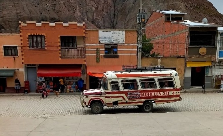 Na cidade de Uyuni, Bolívia