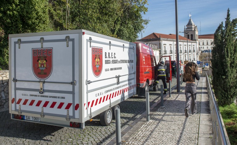 Simulacro de sismo em Leiria