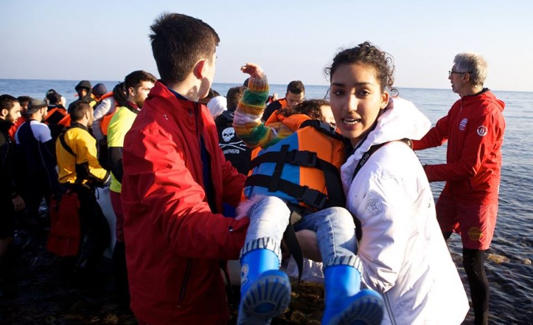 Em Lesbos (Foto: Elisabete Maisão)