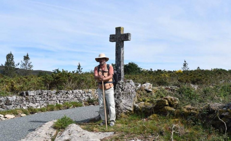 Carlos Ferreira durante o caminho