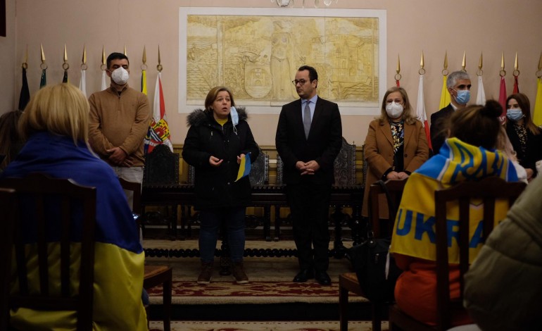 Comunidade ucraniana recebida na Câmara de Leiria