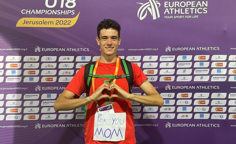 Bernardo Cunha nos Campeonatos Europeus Sub-18