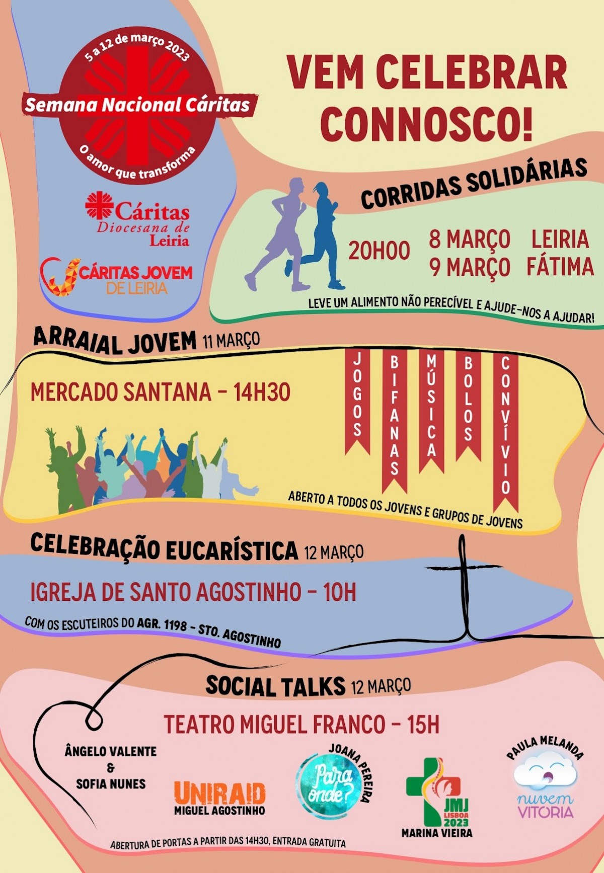 Cartaz Arraial Jovens Cáritas