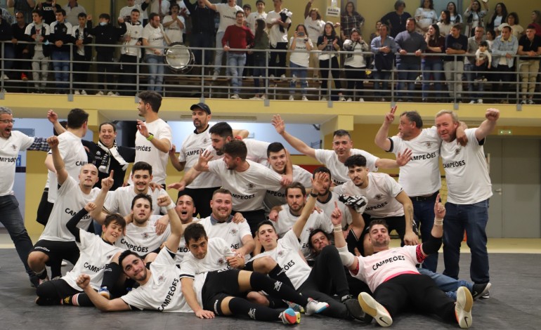 Este é o terceiro título de campeão distrital da equipa