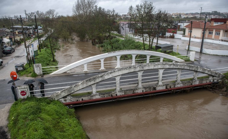 O rio Lis está em risco de voltar a transbordar