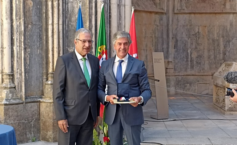 Pedro Machado, presidente do Turismo do Centro, recebeu a medalha de ouro do município