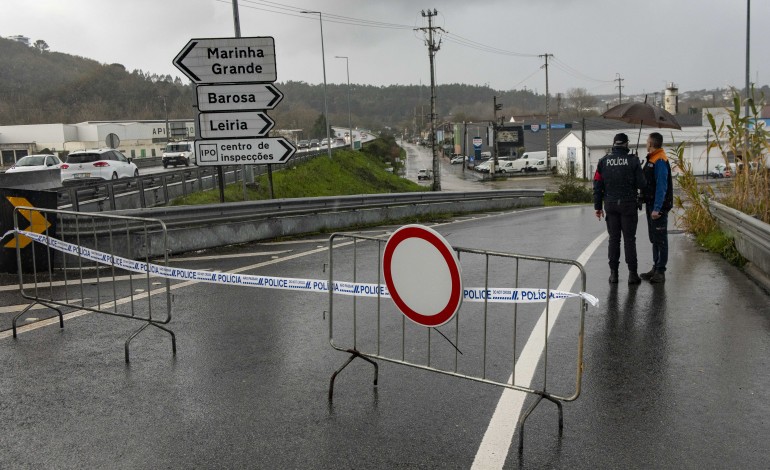 As depressões Ingrid e Joseph provocaram várias inundações em Leiria