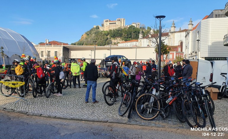 Ciclistas visitaram quatro instituições de Leiria