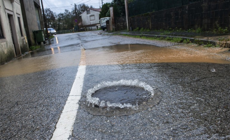 Leiria foi também sujeita a chuvas torrenciais