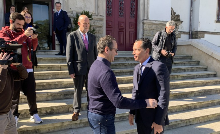 Direcção da Federação Portuguesa de Futebol esteve, esta manhã, em Leiria