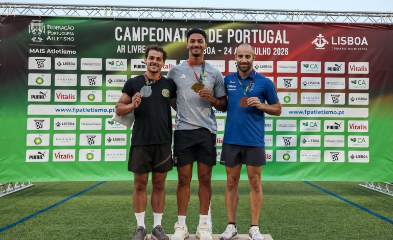Pódios nos Campeonatos Nacionais de Atletismo