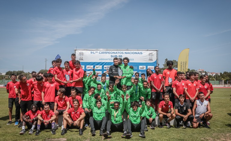 Os atletas masculinos do clube leiriense conquistaram 187 pontos